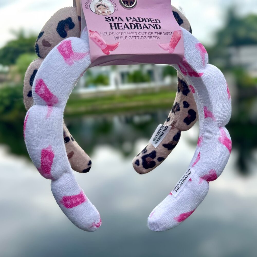 ✨ Brand New Spa Padded Headbands – Self-Care Essential 💕